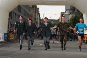 Arrivée de l'équipe running de l’ARTM Fribourg